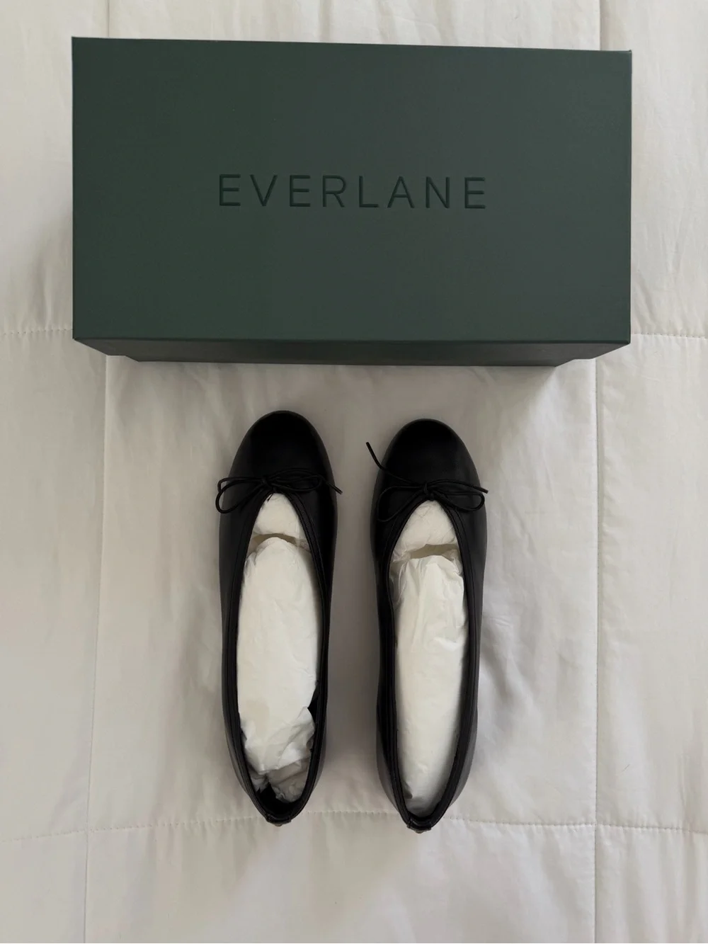 Brand New- Everlane Ballet Flat in Black Leather 🖤✨ - Picture 5 of 14